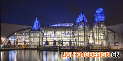 Lighting Design and Light Art Magazine Image    Bluewater Winter Garden by Lighting Design Internatio<em></em>nal Bluewater Winter Garden LR103